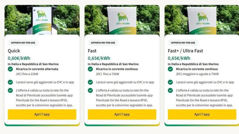 L&rsquo;offerta di primavera di Plenitude per le ricariche On the Road pay per use