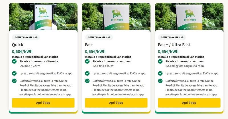 L&rsquo;offerta di primavera di Plenitude per le ricariche On the Road pay per use