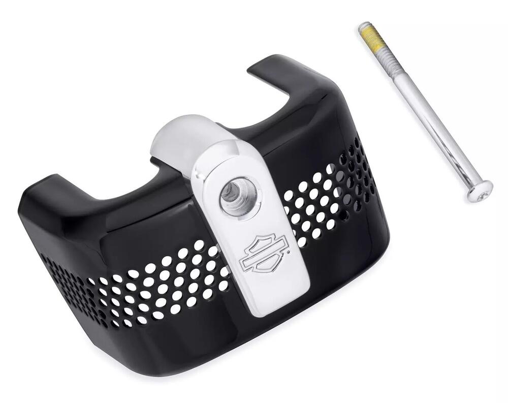 Coperchio bobina Harley Davidson nero per Softail 