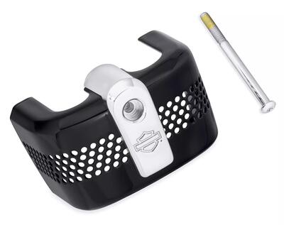 Coperchio bobina Harley Davidson nero per Softail 