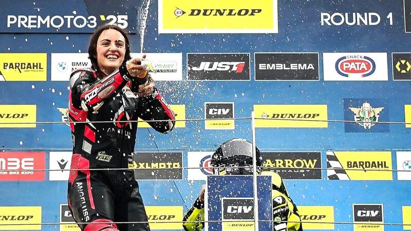 CIV 2025. Primo podio della pilota-attrice Luana Giuliani, conosciamola meglio [VIDEO]