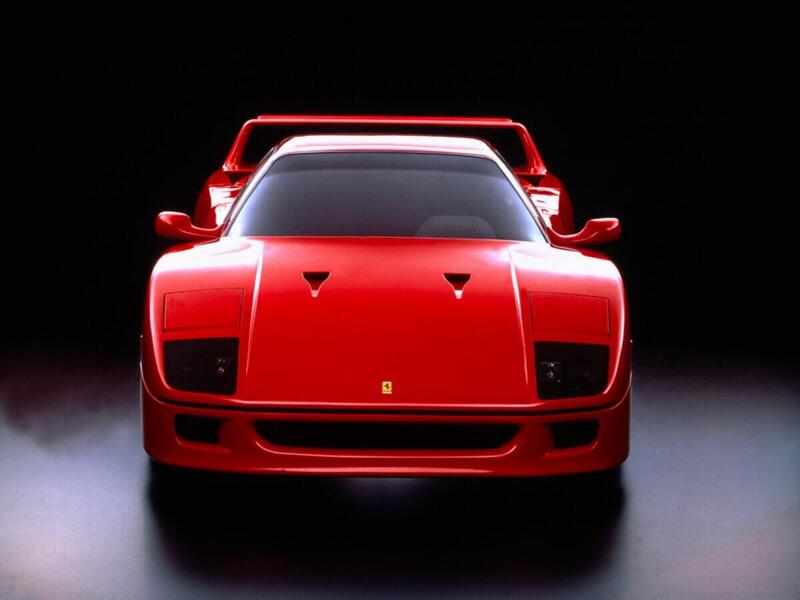 Ferrari F40 frontale