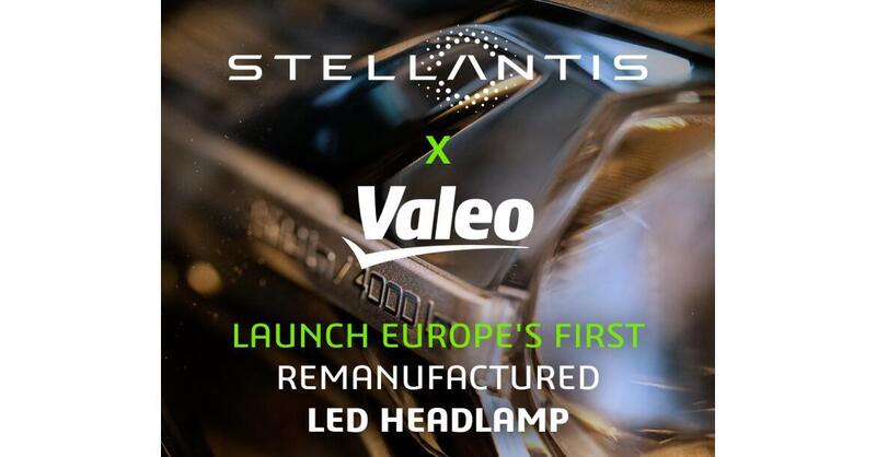 Stellantis con Valeo rigenera fari led e display, perch&eacute; buttare queste componenti? 