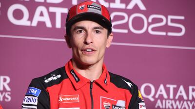 MotoGP 2025. GP del Qatar. Marc Marquez: "Qui Pecco Bagnaia e Alex sono migliori di me". Metterai l'1 sul cupolino se torni campione?