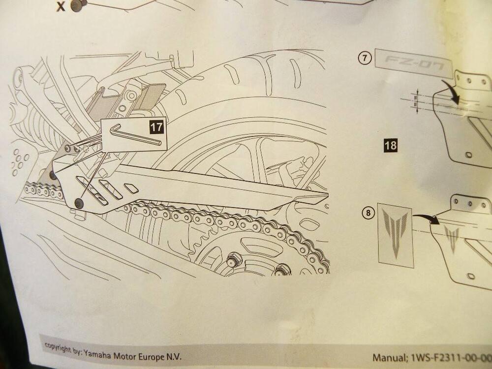 Kit Paracatena per Yamaha MT-07 (n.219) (7)