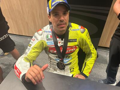 MotoGP 2025. GP del Qatar. Franco Morbidelli, terzo: "I fratelli Marquez si spalleggiano. Non mi ero accorto che gli altri stavano arrivando, ero concentrato sul mio passo!"