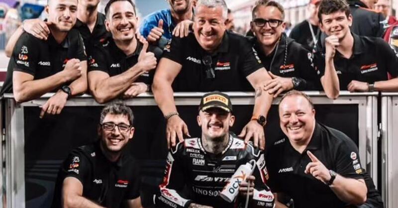 MotoGP 2025. GP del Qatar. Moto2: vince di forza Aron Canet, portandosi al primo posto nella classifica del campionato