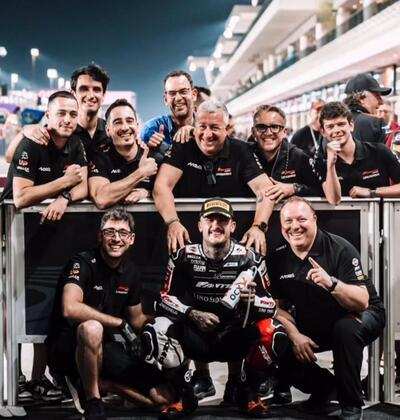 MotoGP 2025. GP del Qatar. Moto2: vince di forza Aron Canet, portandosi al primo posto nella classifica del campionato