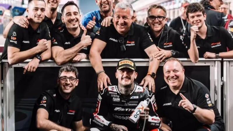 MotoGP 2025. GP del Qatar. Moto2: vince di forza Aron Canet, portandosi al primo posto nella classifica del campionato