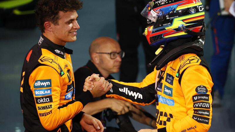 F1. GP Bahrain, Piastri non sbaglia di un millimetro e vince a Sakhir: &quot;Un weekend incredibile&quot;. Norris pasticcia: &quot;Ho fatto errori soprattutto nei sorpassi&quot;