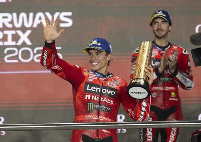 MotoGP 2025. GP del Qatar. Marc Marquez: Ho gestito la gara come volevo. Questo weekend è più importante degli altri tre passati