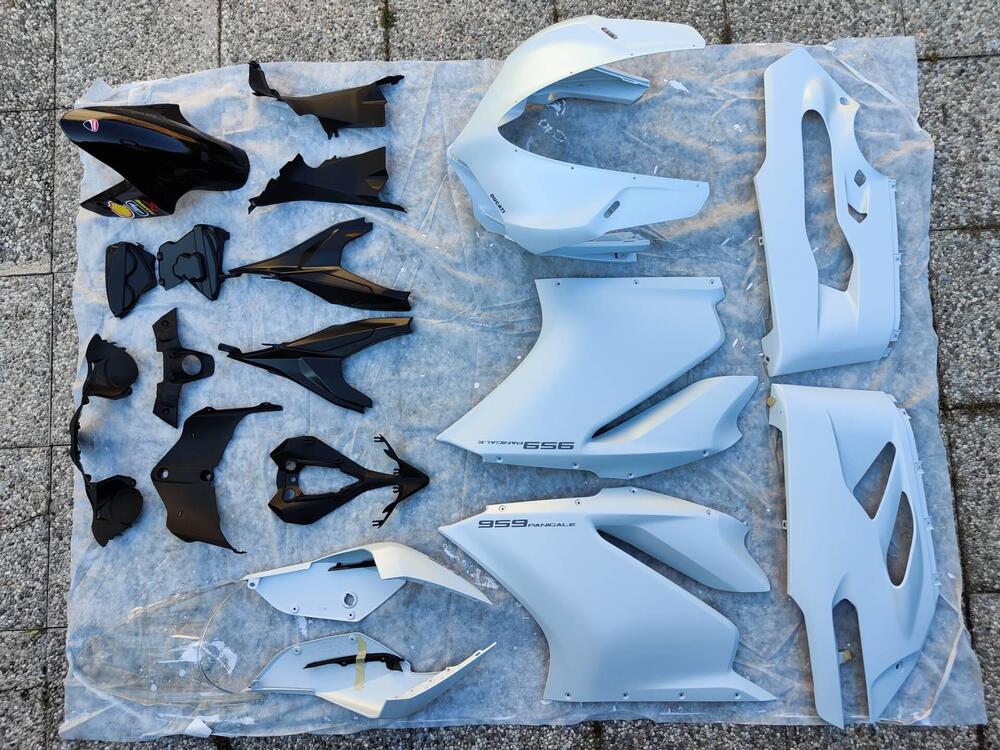 Carene Ducati 959 Originali (Arctic White Silk)