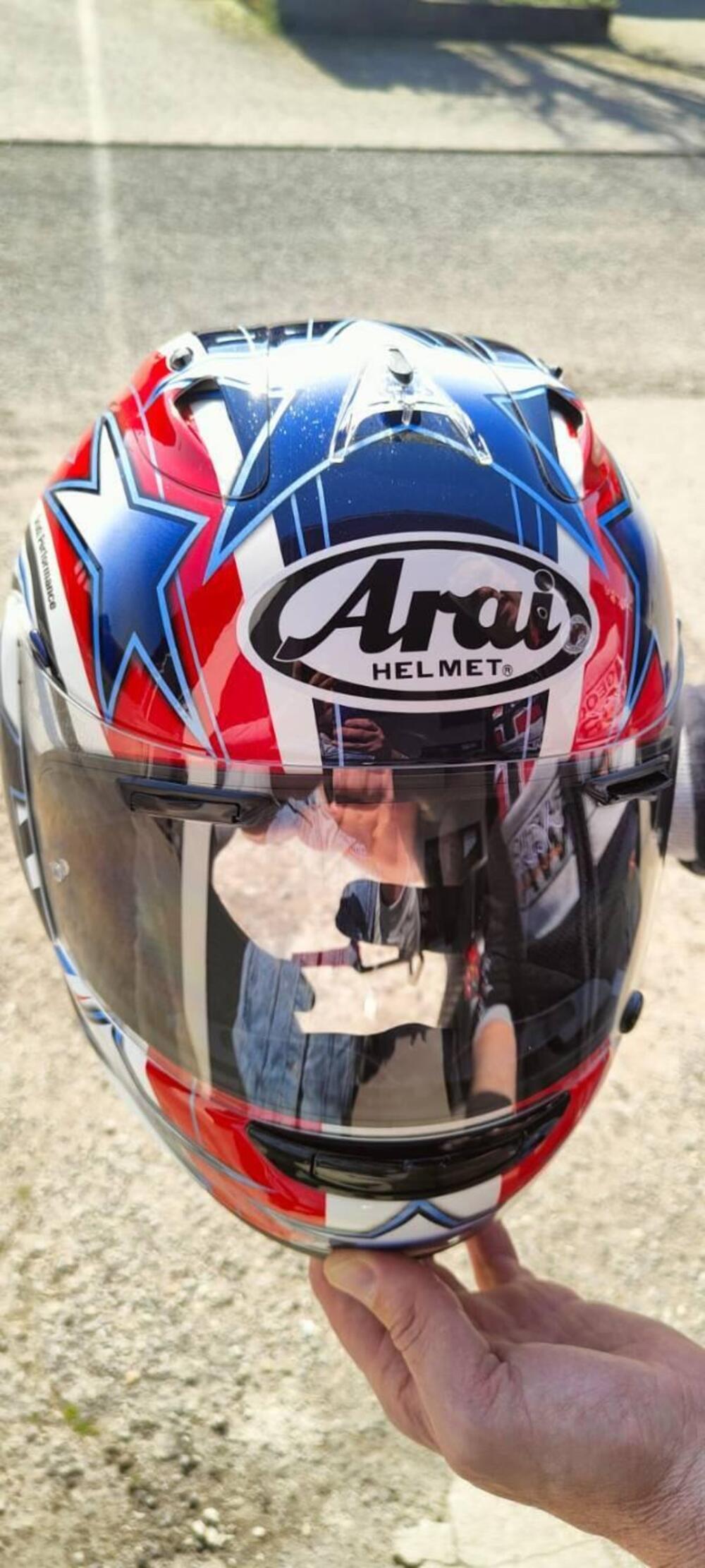 Casco Arai RX7-GP Edwards - Tg. M + Visiera Nuova