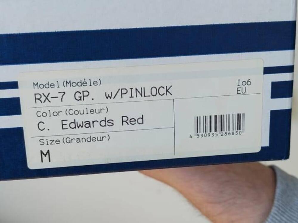 Casco Arai RX7-GP Edwards - Tg. M + Visiera Nuova (2)