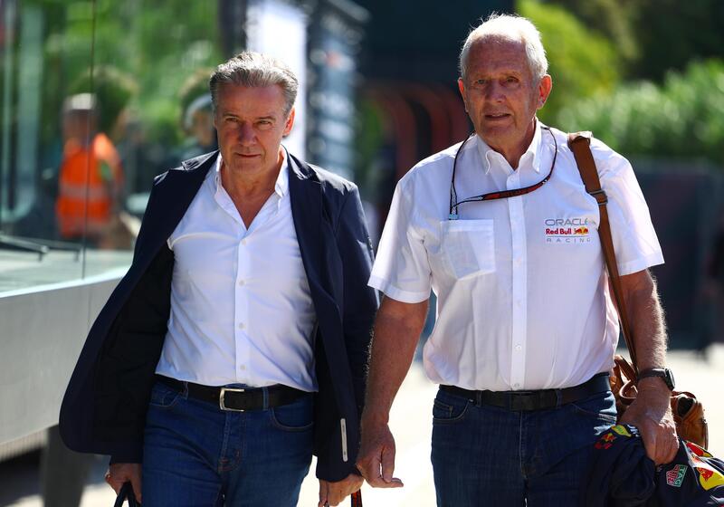 Raymond Vermeulen ed Helmut Marko