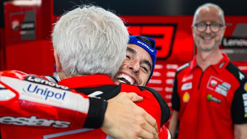 MotoGP 2025. GP del Qatar. Gigi Dall&#039;Igna dopo il Qatar: &quot;Marc Marquez impareggiabile, soddisfatto di Pecco Bagnaia&quot;
