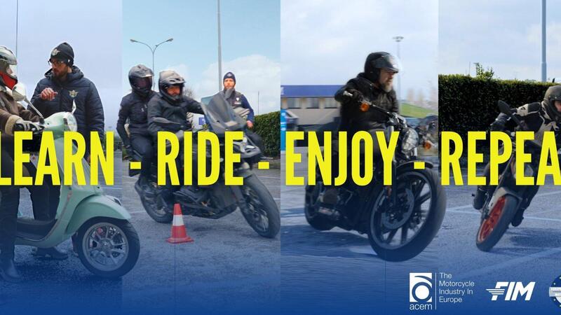 L&#039;allenamento continuo &egrave; la chiave della sicurezza su due ruote. Lo pensano anche ACEM e FIM
