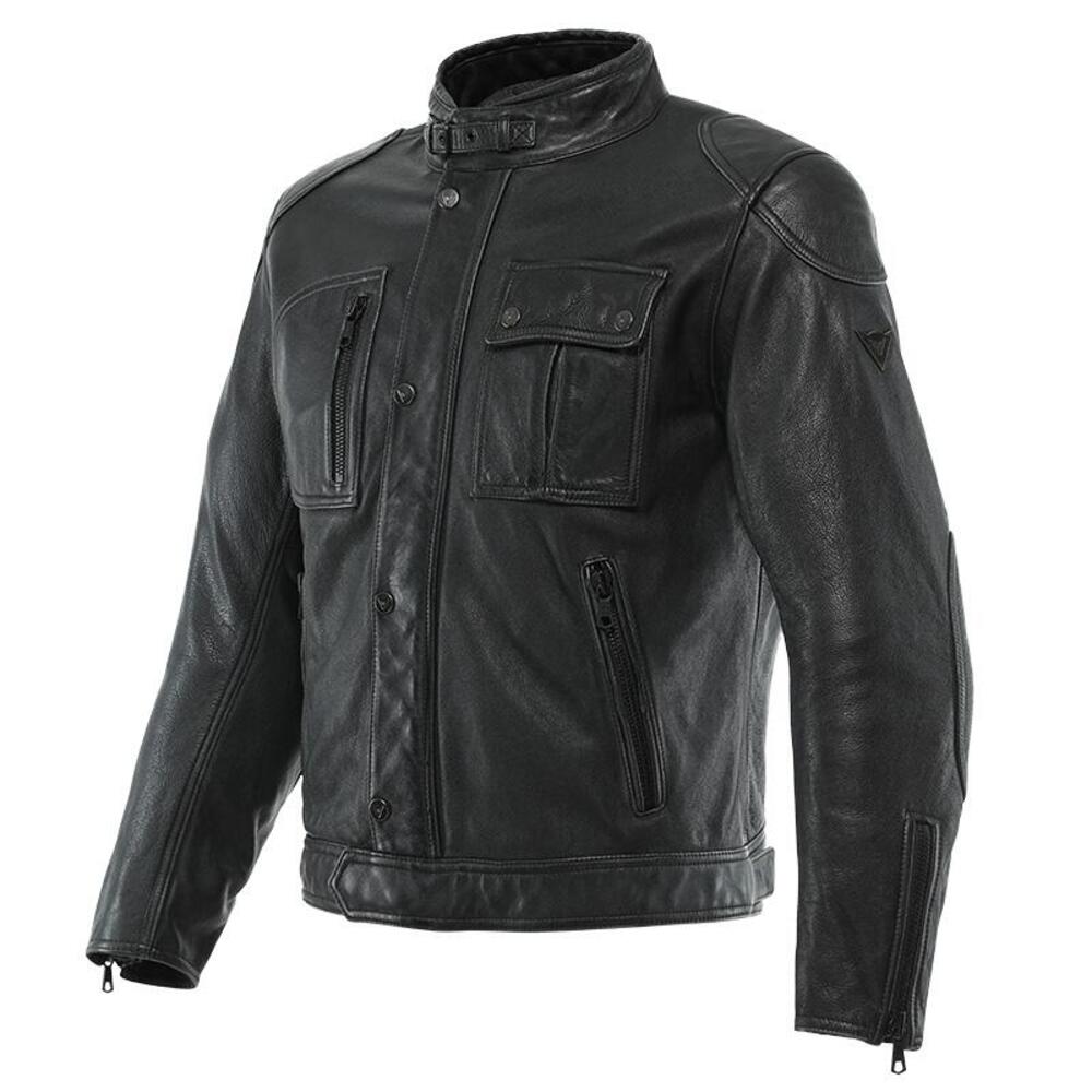 Giacca moto Pelle Dainese Atlas Nero