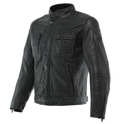 Giacca moto Pelle Dainese Atlas Nero