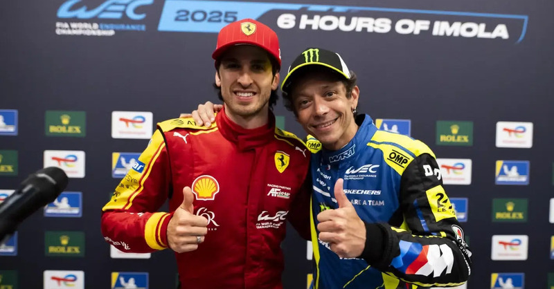 6H di Imola: pole Ferrari in Hypercar, ma &egrave; Valentino Rossi l&rsquo;eroe di casa in LMGT3