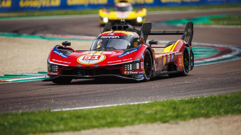 WEC Imola 2025: Trionfo Ferrari alla 6 Ore di Pasqua, Pera vince in LMGT3 davanti a Valentino Rossi