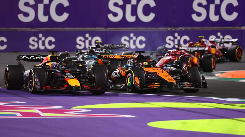 F1. GP Arabia Saudita 2025: Piastri batte Verstappen a Jeddah. Primo podio stagionale per la Ferrari con Leclerc 3&deg;