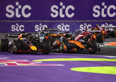 F1. GP Arabia Saudita 2025: Piastri batte Verstappen a Jeddah. Primo podio stagionale per la Ferrari con Leclerc 3°