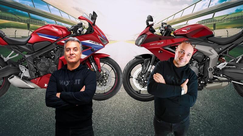 Quale scelgo? Alla sbarra, Honda CBR 650R e Triumph Daytona 660 [VIDEO]