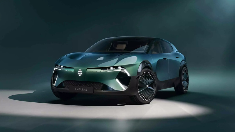 Renault Embl&egrave;me, la concept a idrogeno che punta a zero emissioni: materiali riciclati, doppia alimentazione e innovazioni hi-tech