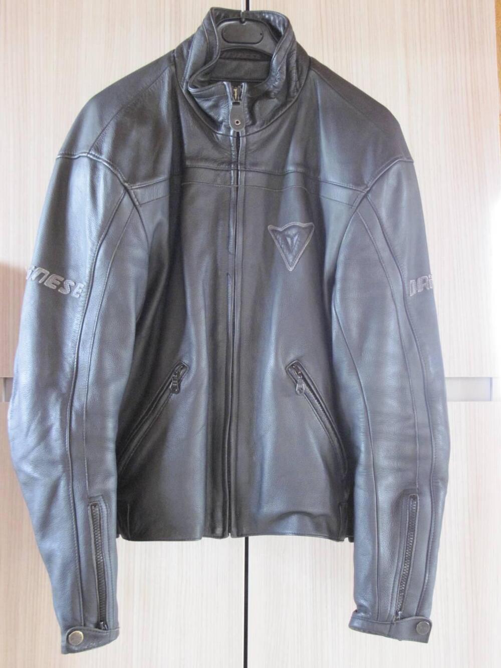 Giacca in pelle Dainese NERA Taglia 52