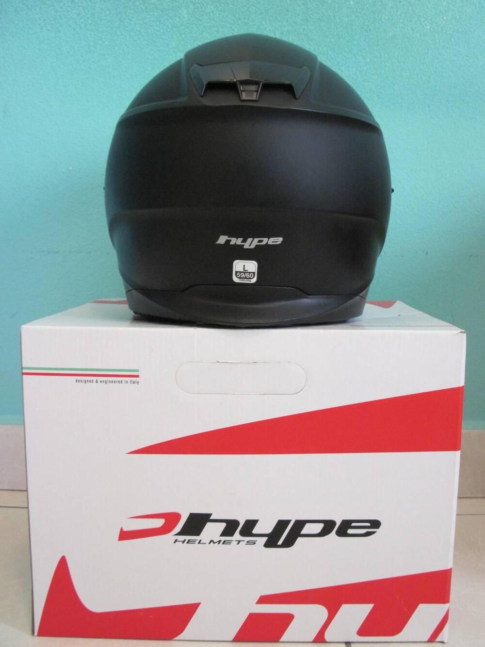 Casco Jet HP3.71 Nero Opaco Tg.L 59/60cm Hype (4)