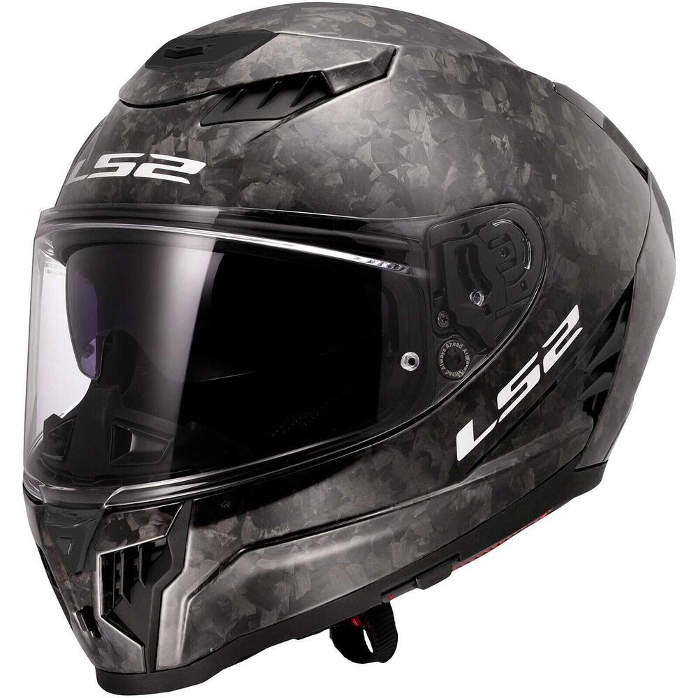 casco integrale LS2 Dragon Forged in carbonio luci