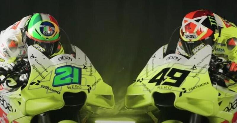 Valentino Rossi spiega i segreti di Losail a Morbidelli e Di Giannantonio [VIDEO]