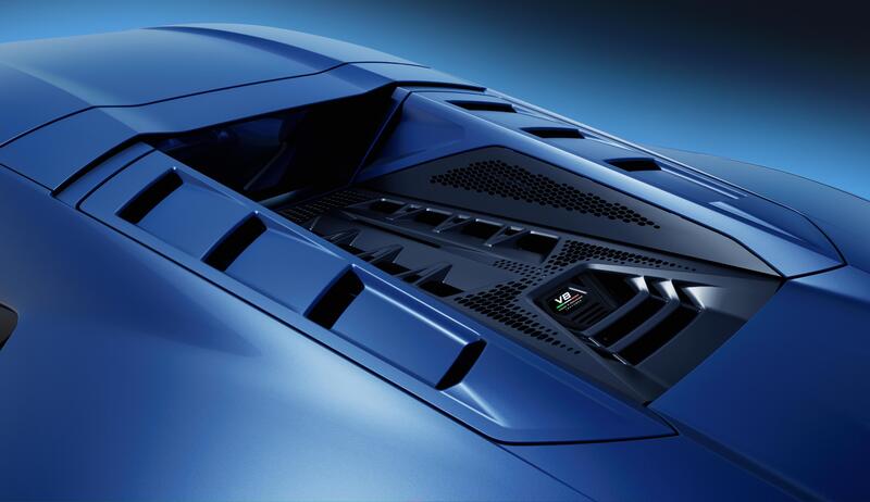 Il V8 della Lamborghini Temerario