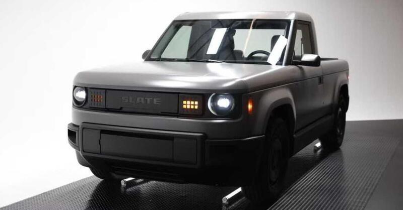 Slate: le foto del pick-up elettrico da 25.000 dollari che vuole rivoluzionare l&rsquo;auto americana (con l&rsquo;aiuto di Bezos)