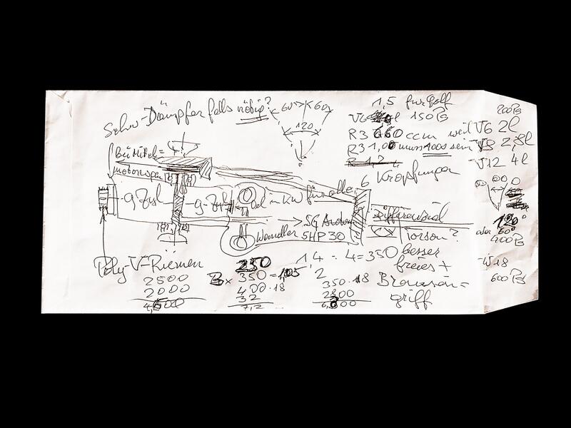 Il motore pi&ugrave; complesso del mondo &egrave; nato da un disegnino su un pezzo di carta 