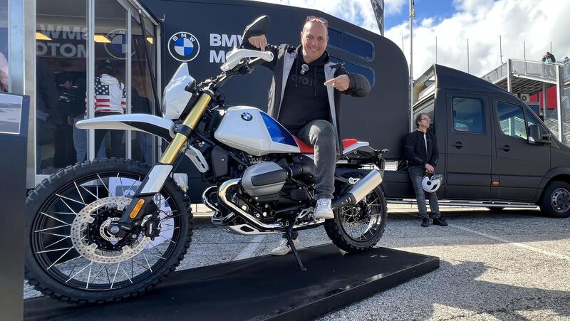 BMW R12 G/S: la nuova enduro classica per la prima volta dal vivo [VIDEO]