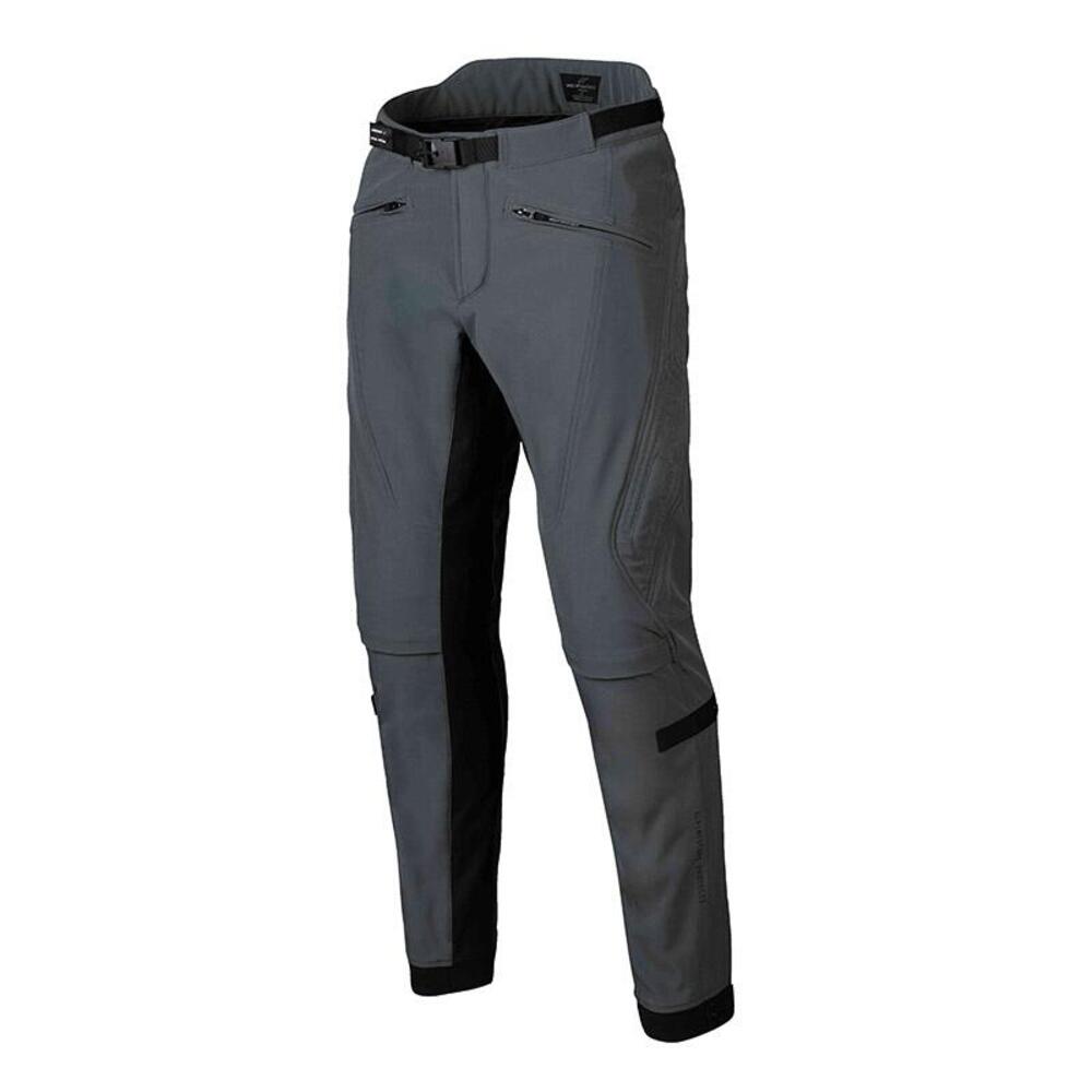 Pantaloni moto Alpinestars Alden grigio.