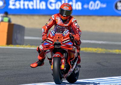 MotoGP 2025. GP di Spagna a Jerez. La sprint è di Marc Marquez, secondo Alex e terzo Pecco Bagnaia, caduto Fabio Quartararo [RISULTATI]