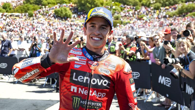 MotoGP 2025. GP di Spagna a Jerez. Marc Marquez: &quot;Gli appassionati hanno cantato per me, Alex e Pecco, motociclismo puro!&quot;