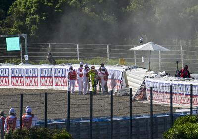 MotoGP 2025. GP di Spagna a Jerez. Franco Morbidelli: Contento di non essermi fatto male stamattina, ma sono tutto dolorante