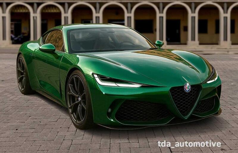 Alfa Romeo Giulia S Coup&eacute;, ispirata dalla 33 Stradale [RENDER]