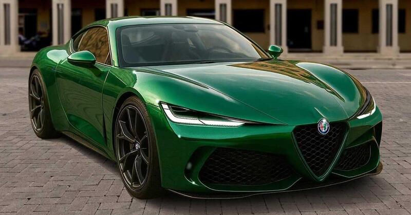 Alfa Romeo Giulia S Coup&eacute;, ispirata dalla 33 Stradale [RENDER]