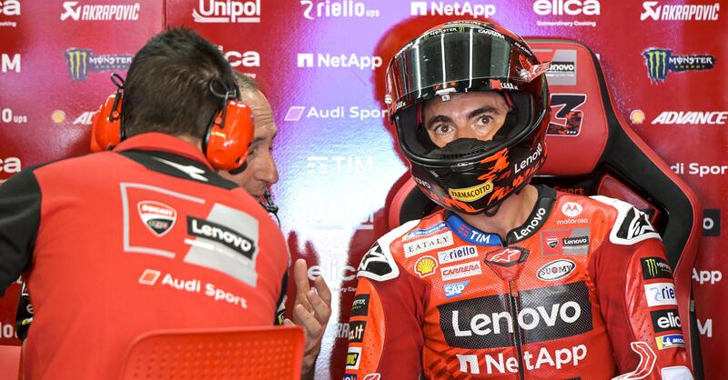 MotoGP 2025. Test di Jerez. Pecco Bagnaia: &quot;Non ho provato il serbatoio per la Sprint. Marc Marquez ha provato il nuovo telaio&quot;