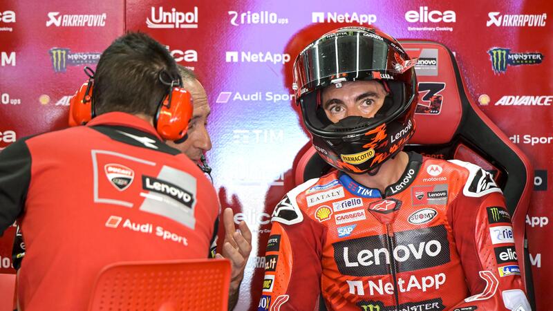 MotoGP 2025. Test di Jerez. Pecco Bagnaia: &quot;Non ho provato il serbatoio per la Sprint. Marc Marquez ha provato il nuovo telaio&quot;