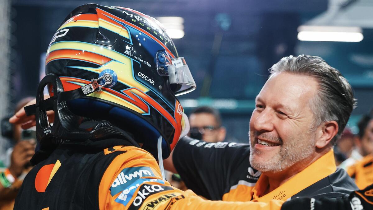 F1. Zak Brown coccola Piastri: "Diventerà ancora più forte. Lo scontro con Norris arriverà e sarà epico"