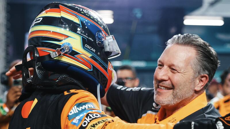 F1. Zak Brown coccola Piastri: &quot;Diventer&agrave; ancora pi&ugrave; forte. Lo scontro con Norris arriver&agrave; e sar&agrave; epico&quot;
