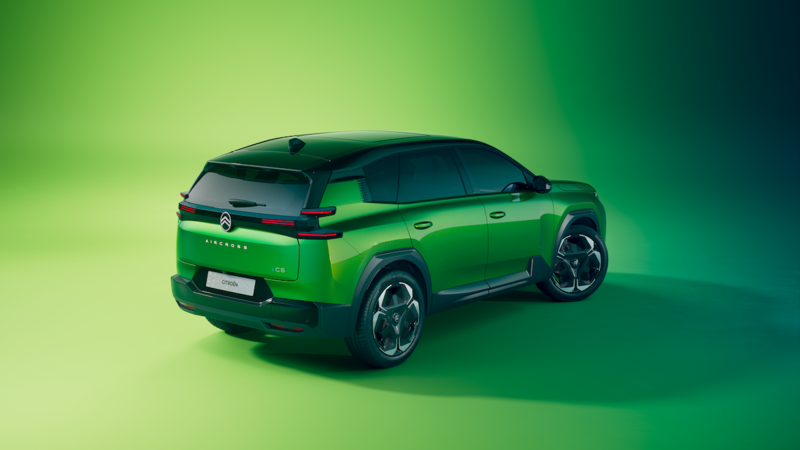 Il design posteriore della Citroen C5 Aircross