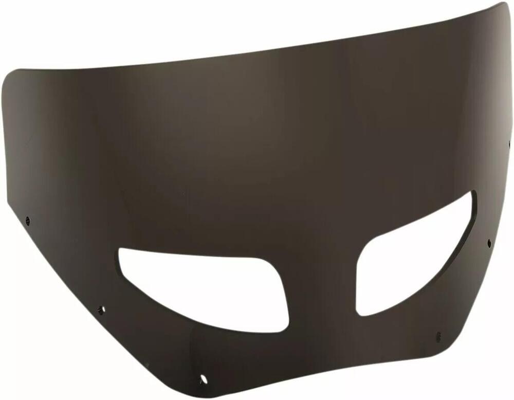 Parabrezza ventilato fumè nero intenso alto 23 cm 