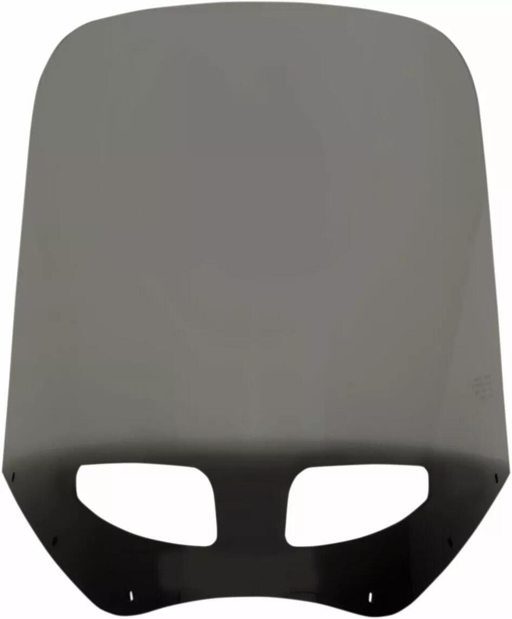 Parabrezza ventilato fumè nero alto 43 cm per cupo 